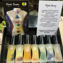 Load image into Gallery viewer, Mystic beauty Oil Set- Chakra body Roll on Perfume