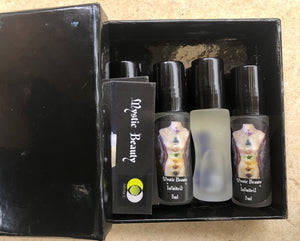 Mystic beauty Oil Set- Chakra body Roll on Perfume