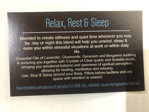 Relax, Rest & Sleep