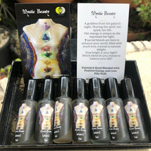 Load image into Gallery viewer, Mystic beauty Oil Set- Chakra body Roll on Perfume