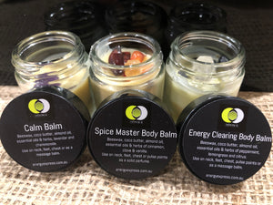 Body Balms- Set of 3- Beeswax, cocoa butter, infused oils
